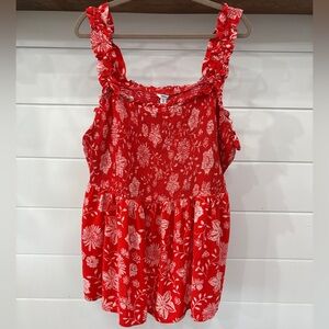 Sonoma Floral Tank Blouse